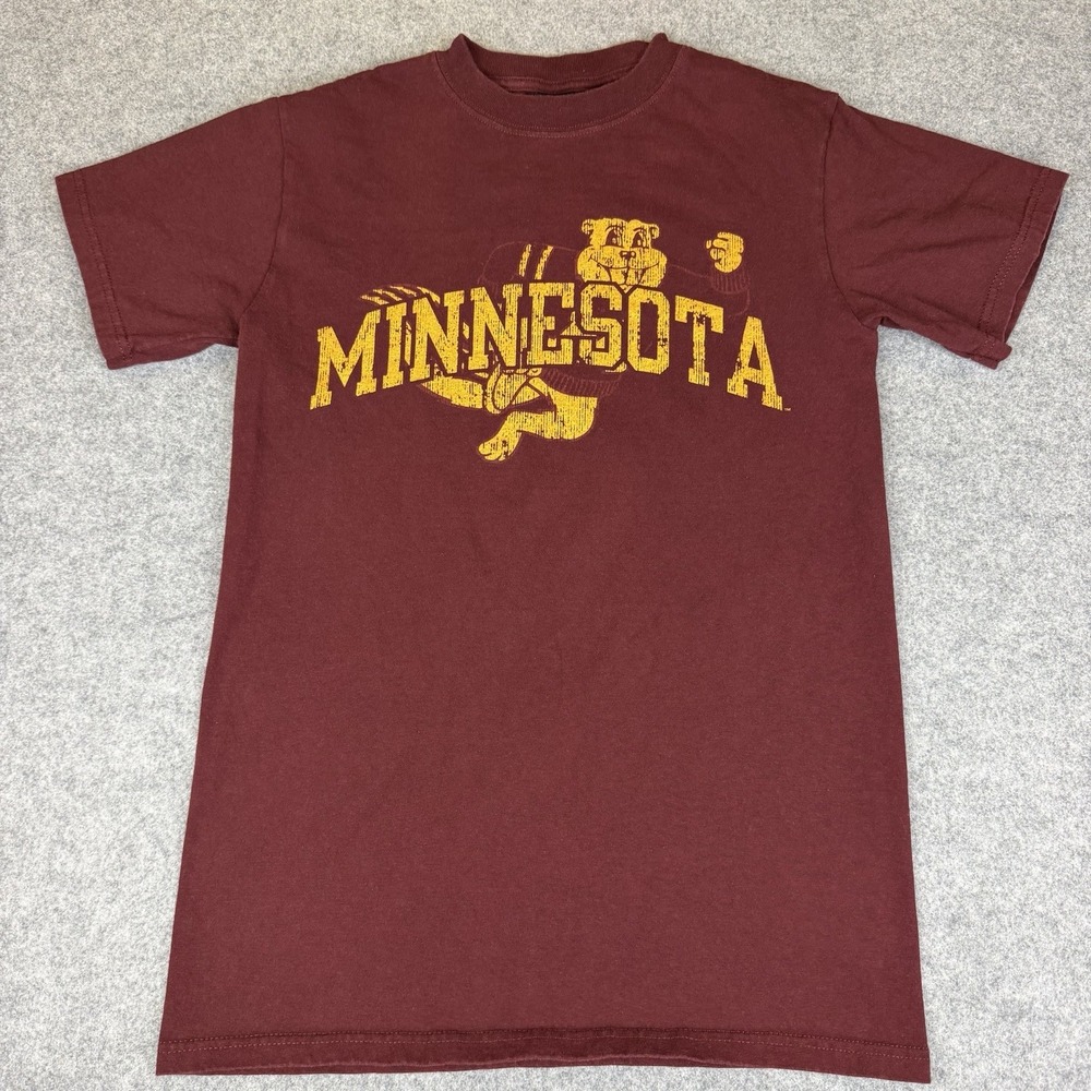 Gear For Sports Minnesota Golden Gophers T Shirt Size S Small Maroon NCAA 2009